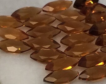6 x 3mm, Madeira Citrine Marquis