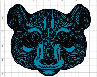 Download Mandala Style Camera SVG PDF EPS Dxf & Studio 3 Cut Files