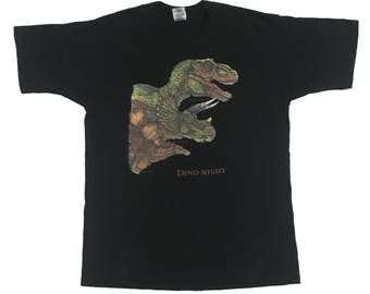 Vintage1997s Dino Might Size.XL FreeShipping.