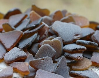 Bulk Sea Glass For Sale Brown Sea Glass Brown Beach Glass SMALL