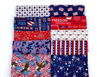 Patriotic fabric | Etsy