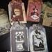 SIX Vintage Haunted Halloween Spell Book Hang Tags / Gift Tags