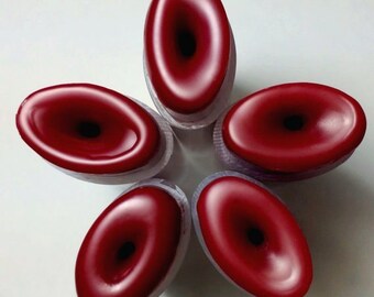 Organic Mineral Lip Stain, Dark Red Lip Tint, Sheer Vegan Lipstick Alternative - NO SHIMMER - Ultra Moisturizing Treatment with Shea Butter