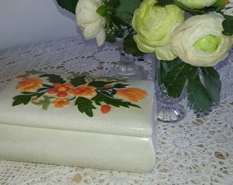 Beautiful floral trinket box