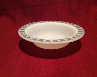 Pyrex JAJ Chelsea Dessert Pudding or Soup Bowls 6 1/8" diameter circa 1960