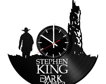 The Dark Tower Vinyl Record Wall Clock - Get unique home wall decor - Gift ideas for men and women – Interior Unique Modern Art