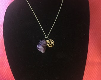 Amethyst Necklace - Amethyst - Pagan Necklace