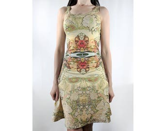 30%SALE (1 left) Mucha dress small