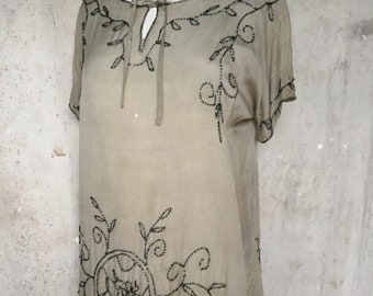 1920s Beaded Top * 36" Bust *