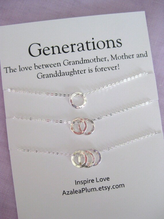 60th Birthday Gift ideas for Mom Generations Jewelry 60th