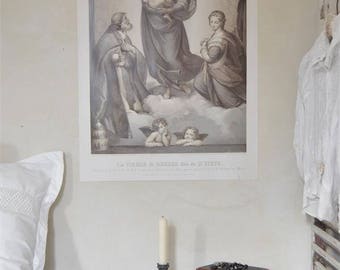 Madonna and Child Poster Home and Living Wall Decor Nordic French Inspired