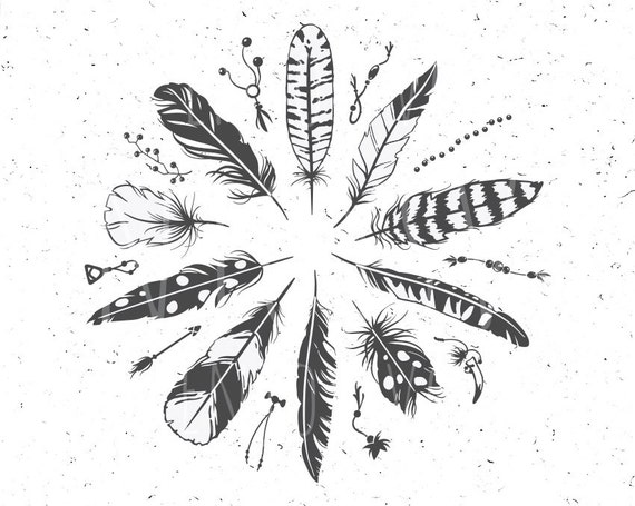 Download Boho Feathers SVG Boho Feathers SVG file Boho svg Feather SVG