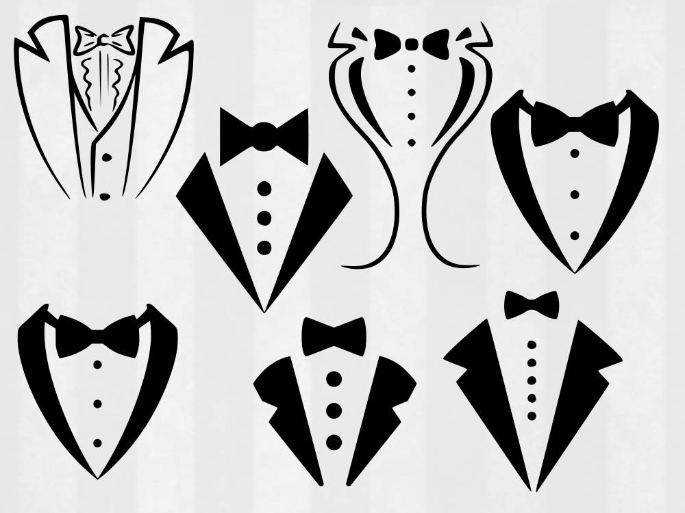 Download Tuxedo SVG Bundle Tuxedo clipart tuxedo cut files svg files