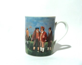 Vintage 1990s 'A Perfect Putt' Porcelain Eschenbach Germany Coffee Tea Mug/Gift/Golf Glory