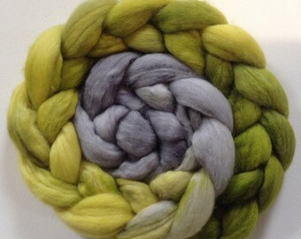 Hand Dyed gradient roving 3.25ozs Baby Alpaca Ready to ship