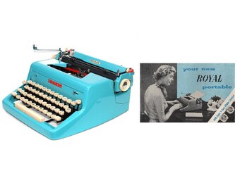 Royal Quiet De Luxe Typewriter Instruction Manual Instant Download
