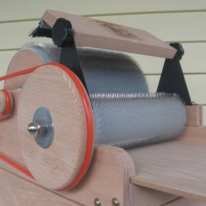 Fancy Kitty KITTEN 90/120 Fine Fiber Drum Carder with motorization kit and brush attachment