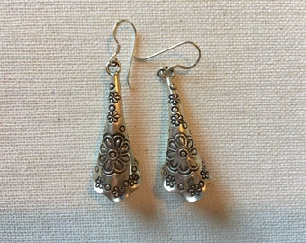 Dangle Statement Earrings Sterling Silver