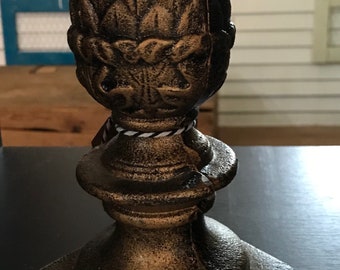 Vintage Gold Finial Bookend Set