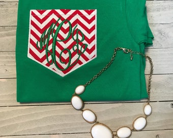 Christmas Monogram Shirt