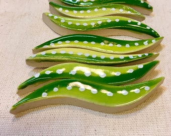 Green Vines Handmade Ceramic Mosaic Pack