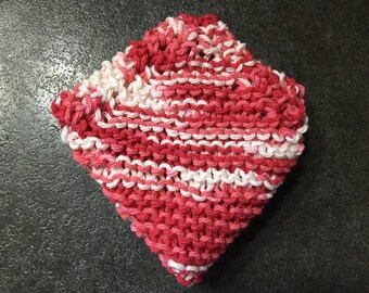 ONE knitted 100% cotton dishcloth/washcloth