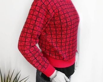 Vintage two-tone winter sweater