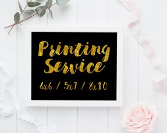 Professional Printing Service for any DarbiDesigns Product