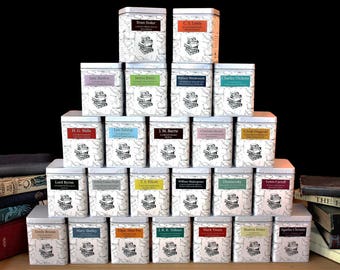 Literary Teas - Authors Gift - Tea Gift - Tea - Bookish Gift - Literary Gift - Tea Gift