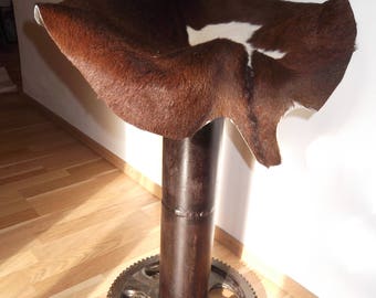 Industrial Furniture Design Tractor Seat Stool Chair -360 degree swivel seat # 3