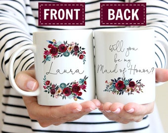Maid of honor proposal, Be my bridesmaid, Bridesmaid Mug, Bridesmaid proposal, Bridesmaid Gift, bridesmaid gifts, maid of honor gifts