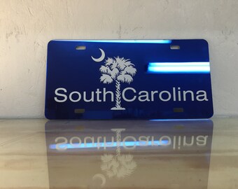 South Carolina Palmetto Tree License Plate