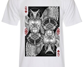 Queen of Diamond Playing Cards T-Shirt
