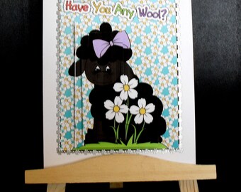 Ba Ba Black sheep, any occasion greeting card