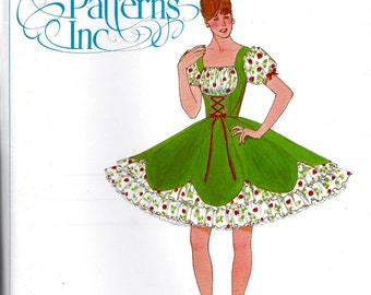 Authentic Pattern 327 Ladies Square Dance Dress Sewing Pattern Size 12 to 16 Bust 34, 36, 38