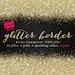 Glitter border glitter clip art sale clipart gold glitter clip art border overlay commercial use digital designs digital border silver pink