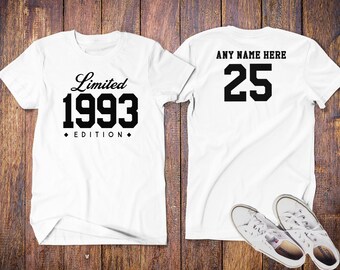 25th birthday shirt | Etsy