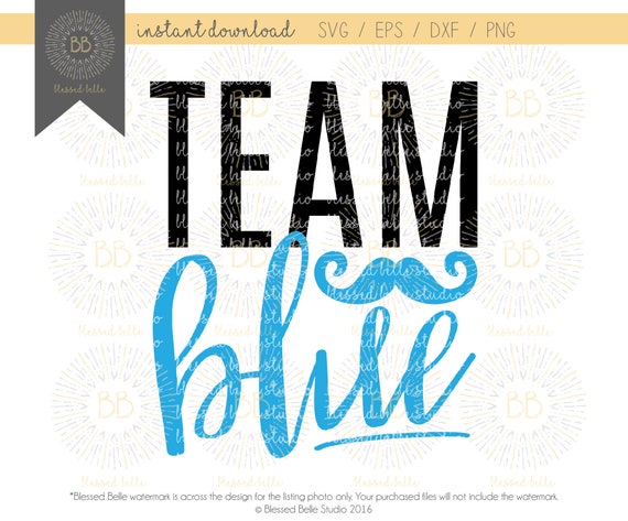 Download gender reveal SVG team blue svg baby boy svg baby shower