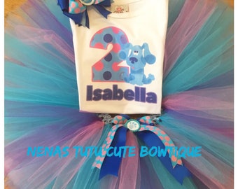 Blues Clues Inspired Birthday Tutu Set