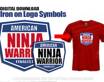 Download Ninja warrior logo | Etsy