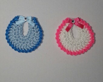 Crochet Baby Shower Souvenirs- Bibs (ON SALE)- Set of 12