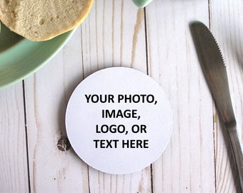 Neoprene Custom Coasters Personalized Coasters Custom Gift Design Your Own Text Here Create Your Own Coaster Set Make Your Own Photo Coaster
