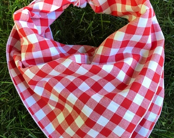Tucker Dog Bandana | cotton dog bandana | Fourth of July bandana