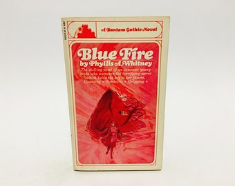 Vintage Gothic Romance Book Blue Fire by Phyllis Whitney 1966 Paperback