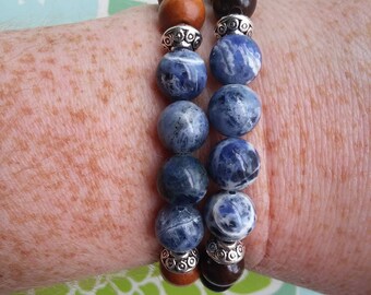 Healing Crystal bracelet-Sodalite