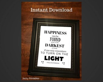 Albus Dumbledore Quote| Instant Download