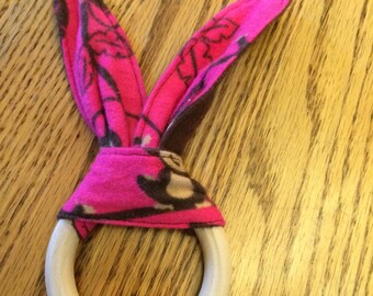 Bunny Ear Teething Rings