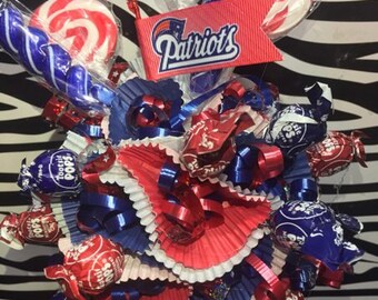 Lollipop/Candy Bouquet - NFL New England Patriots Super Bowl 51