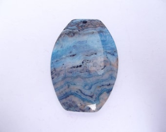 Pendant oval agate crazy lace KOAST-226