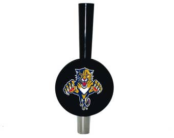 Florida Panthers Old Logo Tall-Boy Hockey Puck Beer Tap Handle